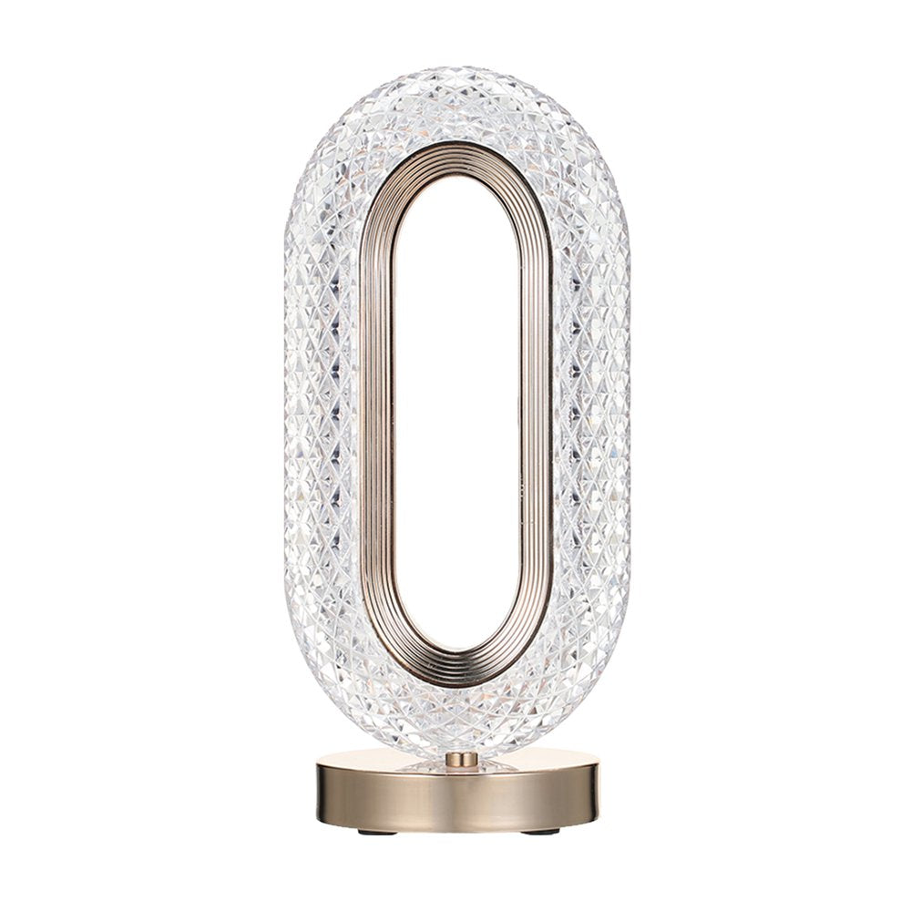 مصباح LED ديكوري بالكريستال الأكريليك