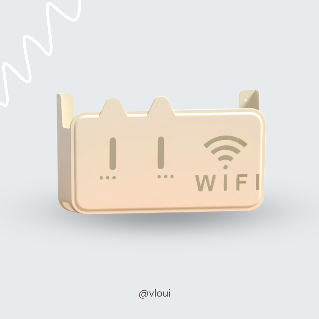 رف تخزين جداري للراوتر و WiFi و TV Box